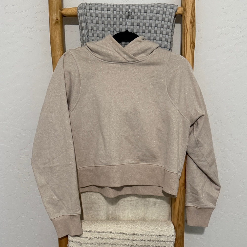 Lululemon Athletica Beige Cowl Neck Jacket